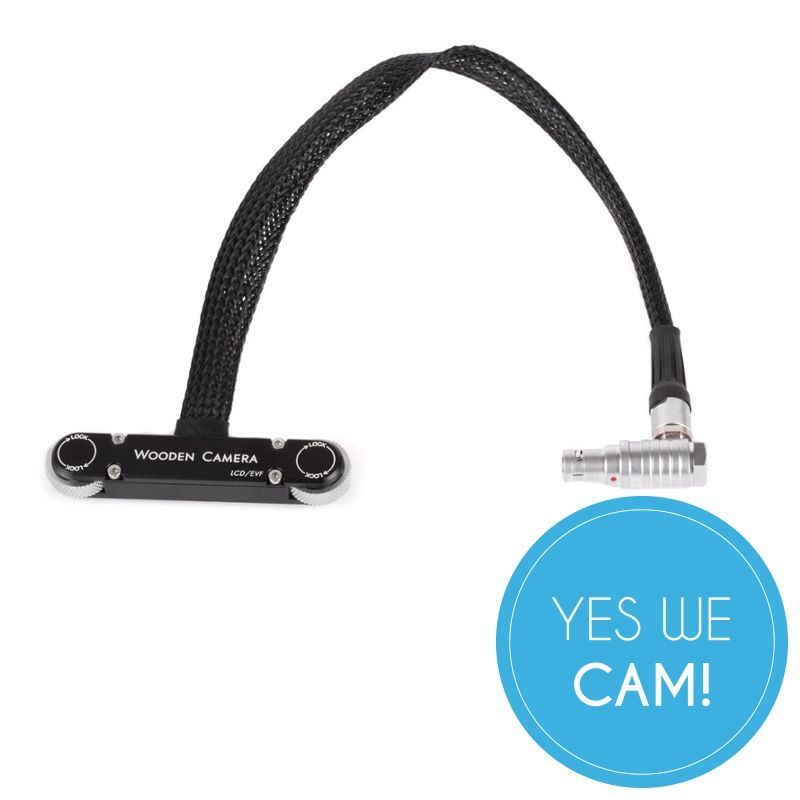 Wooden Camera RED Male Pogo to Male LCD/EVF Cable (12"
