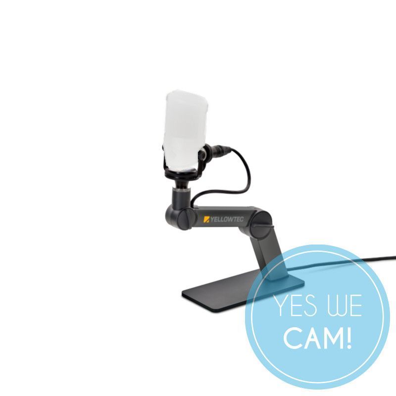 YELLOWTEC M!KA TABLE STAND - SCHWARZ - OHNE ONAIR-ANZEIGE - OFFENE KABELENDEN kaufen
